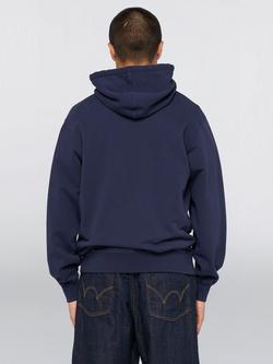 Edwin Cotton Sunset On Fuji Hoodie, Maritime Blue - view 2, Maritime Blue