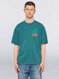 Edwin Charmer Chest Graphic T-Shirt, Mediterranea, Mediterranea