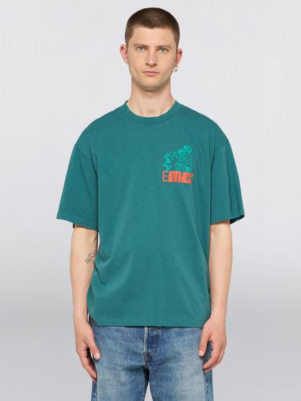 Edwin Charmer Chest Graphic T-Shirt, Mediterranea, Mediterranea