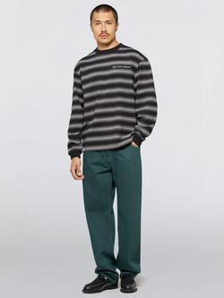 Edwin Bolton Long Sleeve T-Shirt, Black/Grey - view 2, Black/Grey