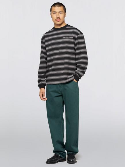 Edwin Bolton Long Sleeve T-Shirt, Black/Grey - view 2, Black/Grey