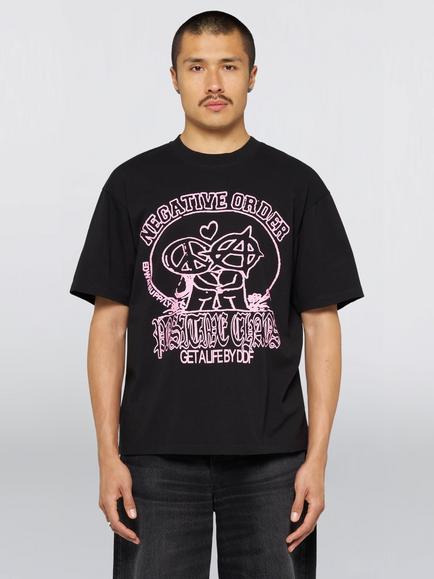 Edwin Positive Chaos T-Shirt, Black, Black