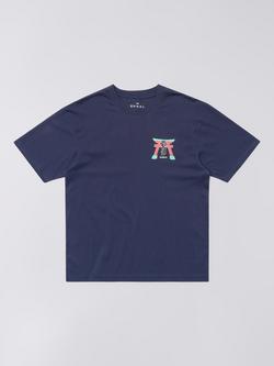 Edwin Torii Cotton T-Shirt, Maritime Blue, Maritime Blue