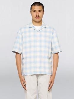 Edwin Saga Cotton Shirt, Light Blue, Light Blue