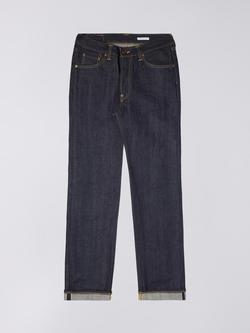 Edwin Nashville Straight Fit Jeans, Blue Unwashed, Blue Unwashed