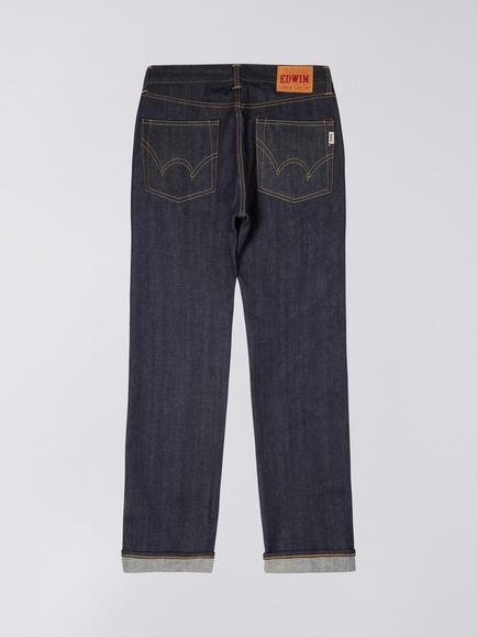 Edwin Nashville Straight Fit Jeans, Blue Unwashed - view 2, Blue Unwashed