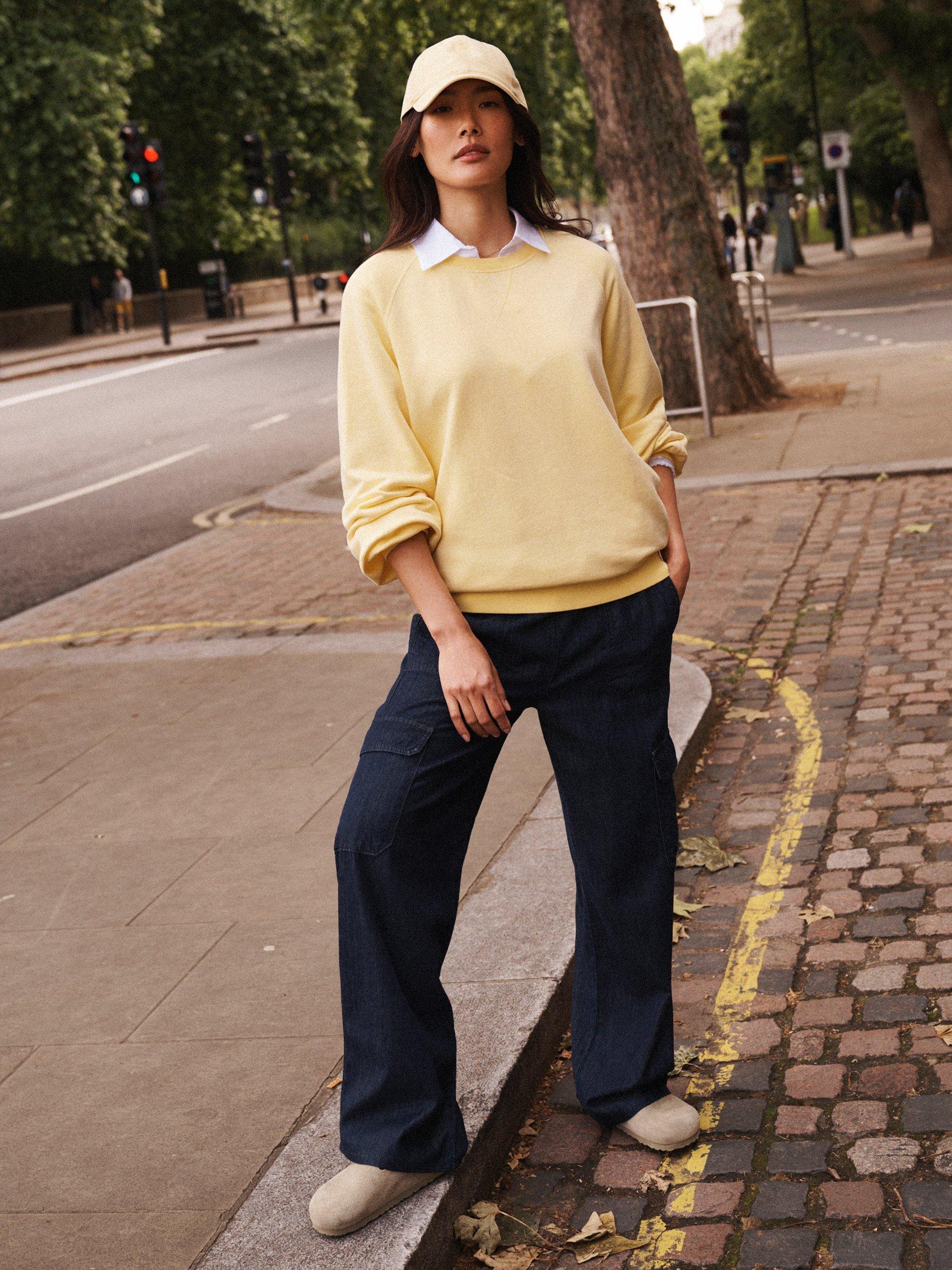 Product image 2 of 4, which shows NRBY Camilla Cargo Trousers, Ink Blue, 8