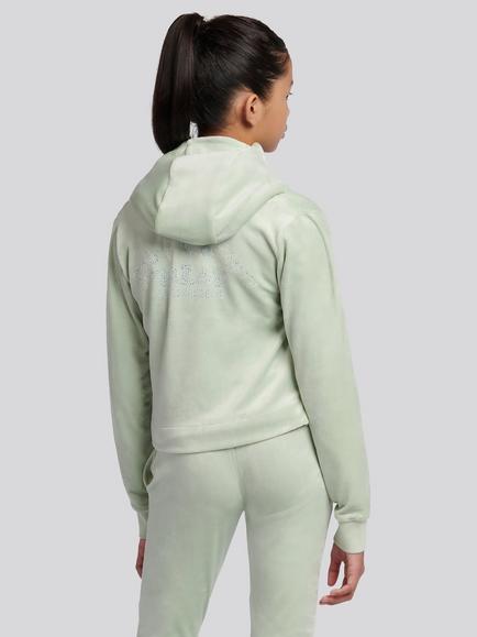 Juicy Couture Kids' Arch Zip Hoodie - view 2, Frosty Green