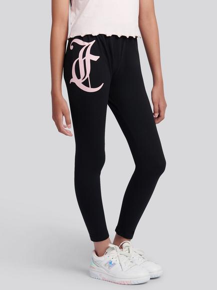Juicy Couture Kids' Jersey Leggings, Black, Black