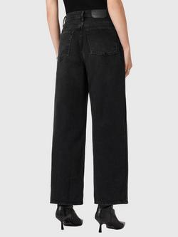 AllSaints Aki Crossover Jeans, Washed Black - view 2, Washed Black