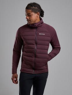 Montane Composite Pertex Quantum 3D Thermo Stretch Sports Jacket, Dark Garnet, Dark Garnet