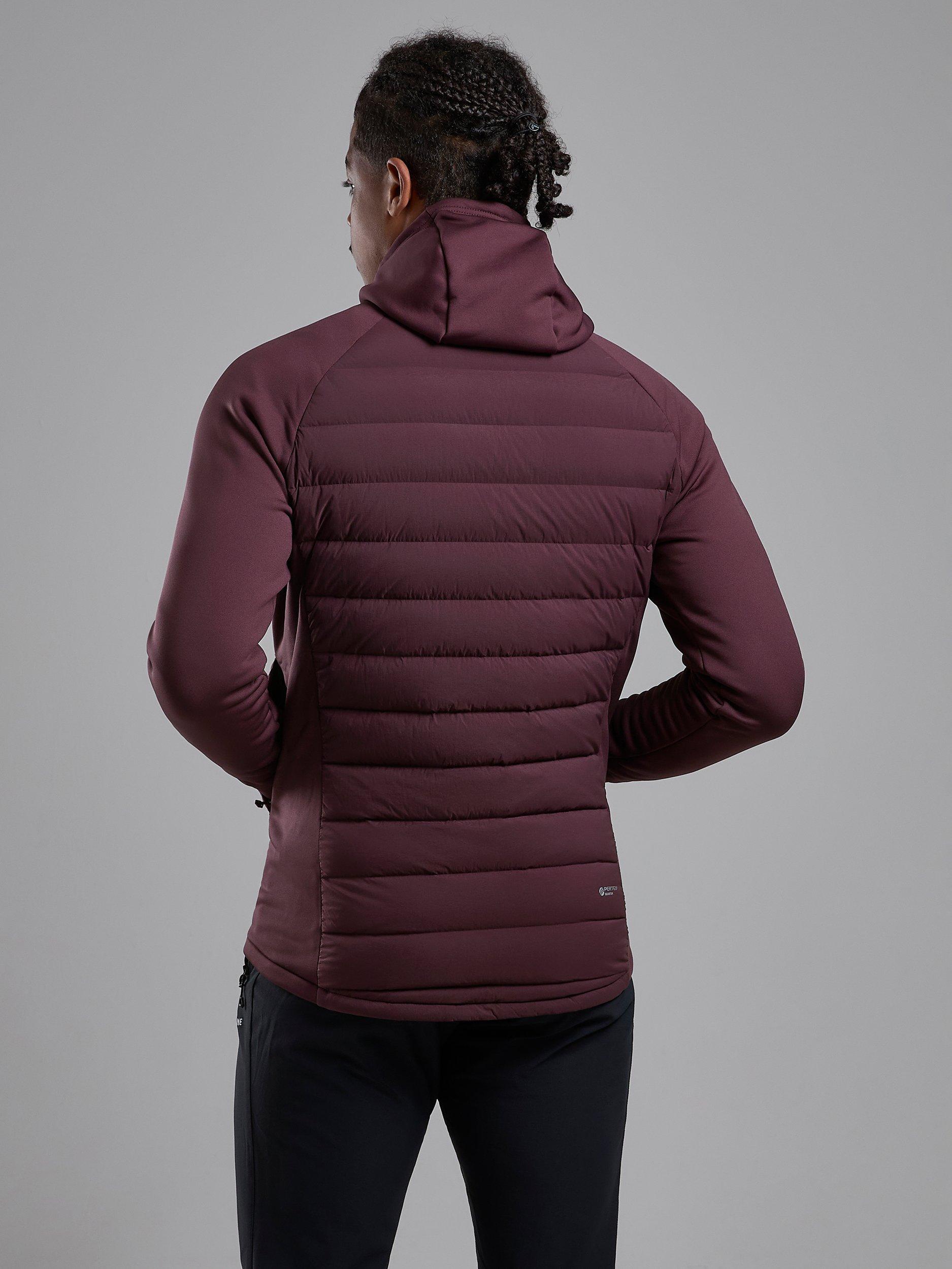 Product image 2 of 7, which shows Montane Composite Pertex Quantum 3D Thermo Stretch Sports Jacket, Dark Garnet, S