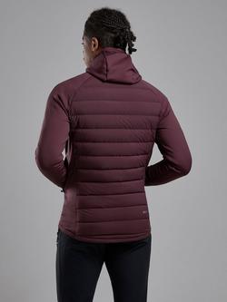Montane Composite Pertex Quantum 3D Thermo Stretch Sports Jacket, Dark Garnet - view 2, Dark Garnet
