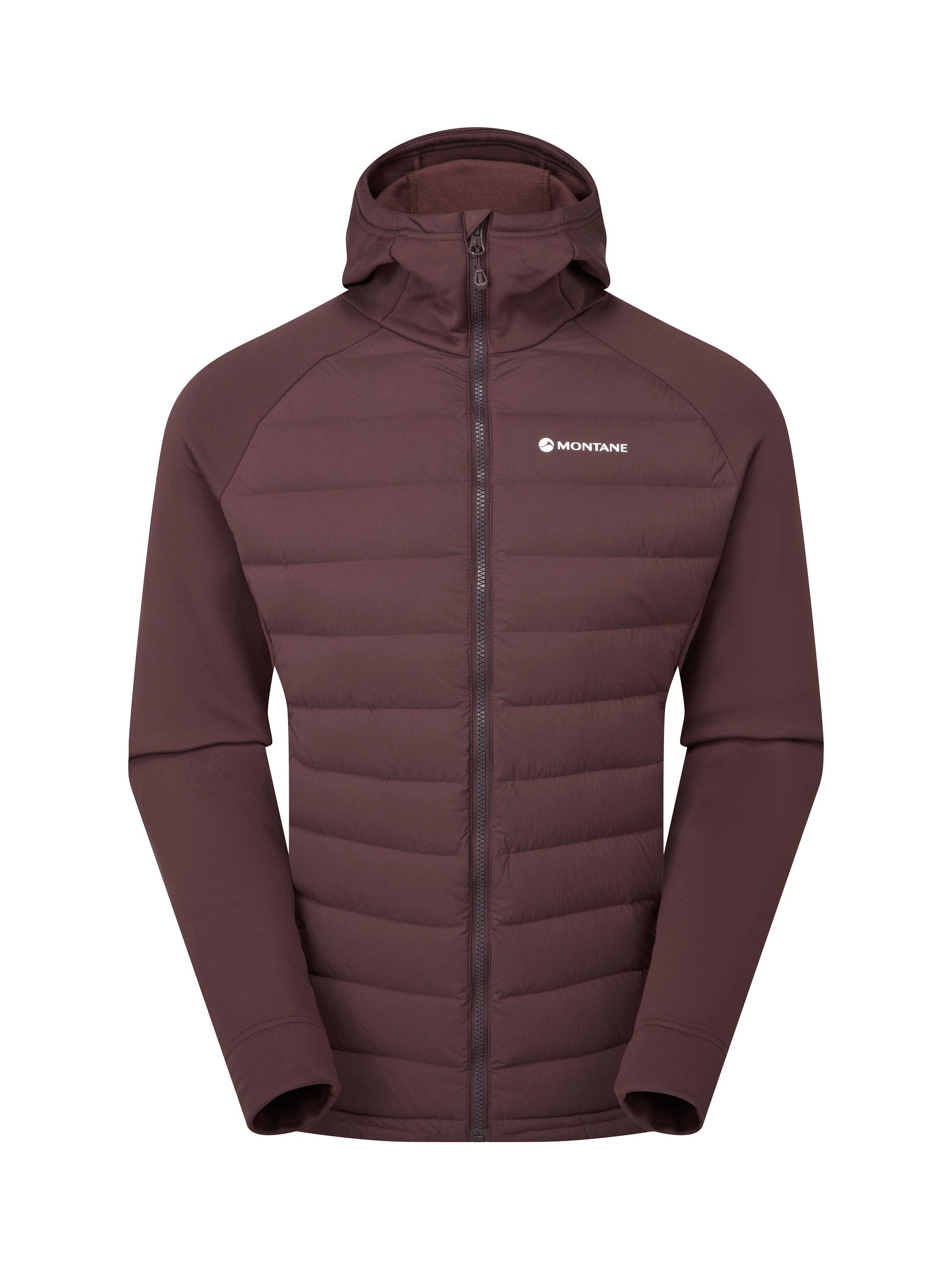 Product image 3 of 7, which shows Montane Composite Pertex Quantum 3D Thermo Stretch Sports Jacket, Dark Garnet, S