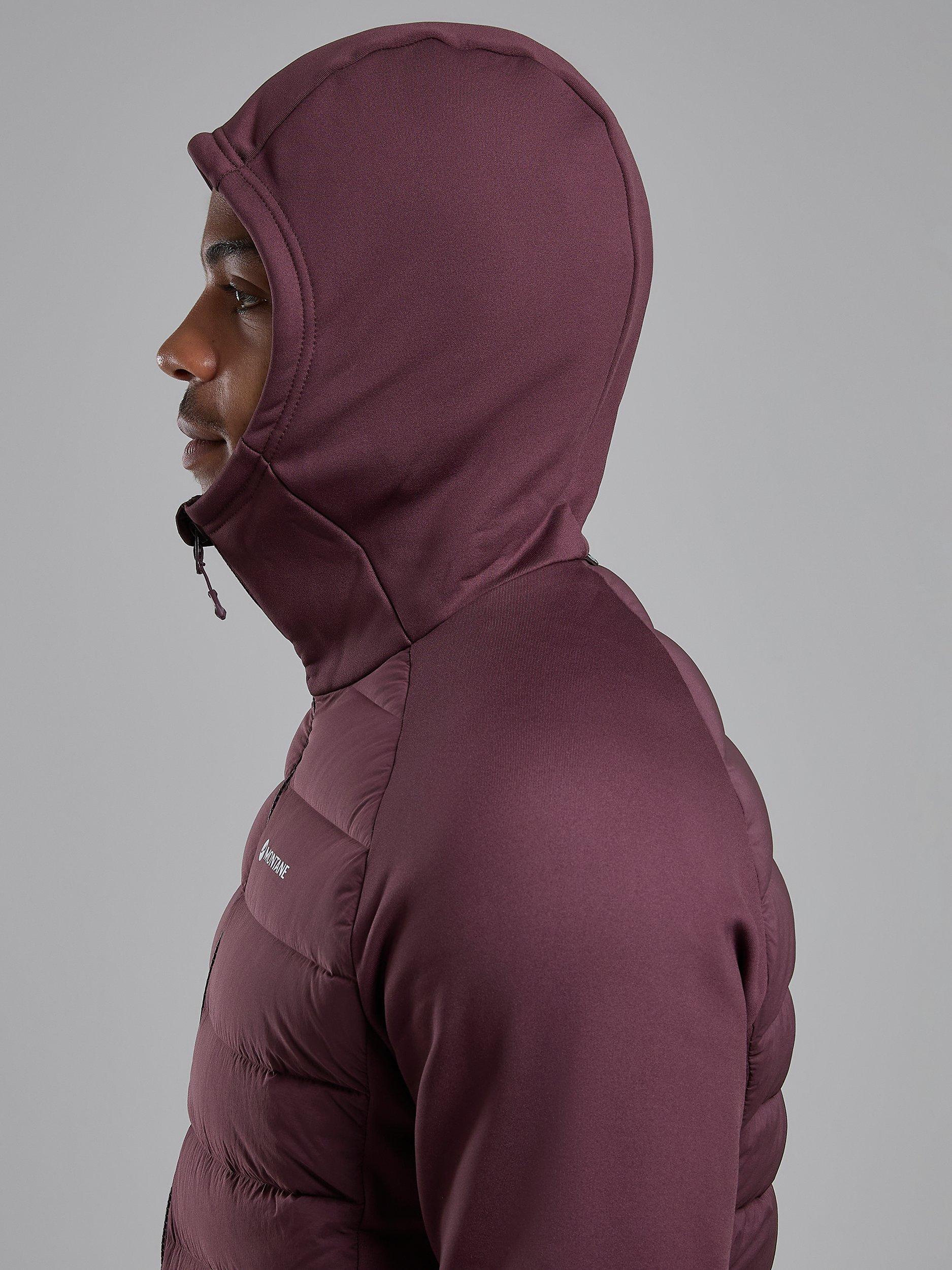 Product image 4 of 7, which shows Montane Composite Pertex Quantum 3D Thermo Stretch Sports Jacket, Dark Garnet, S