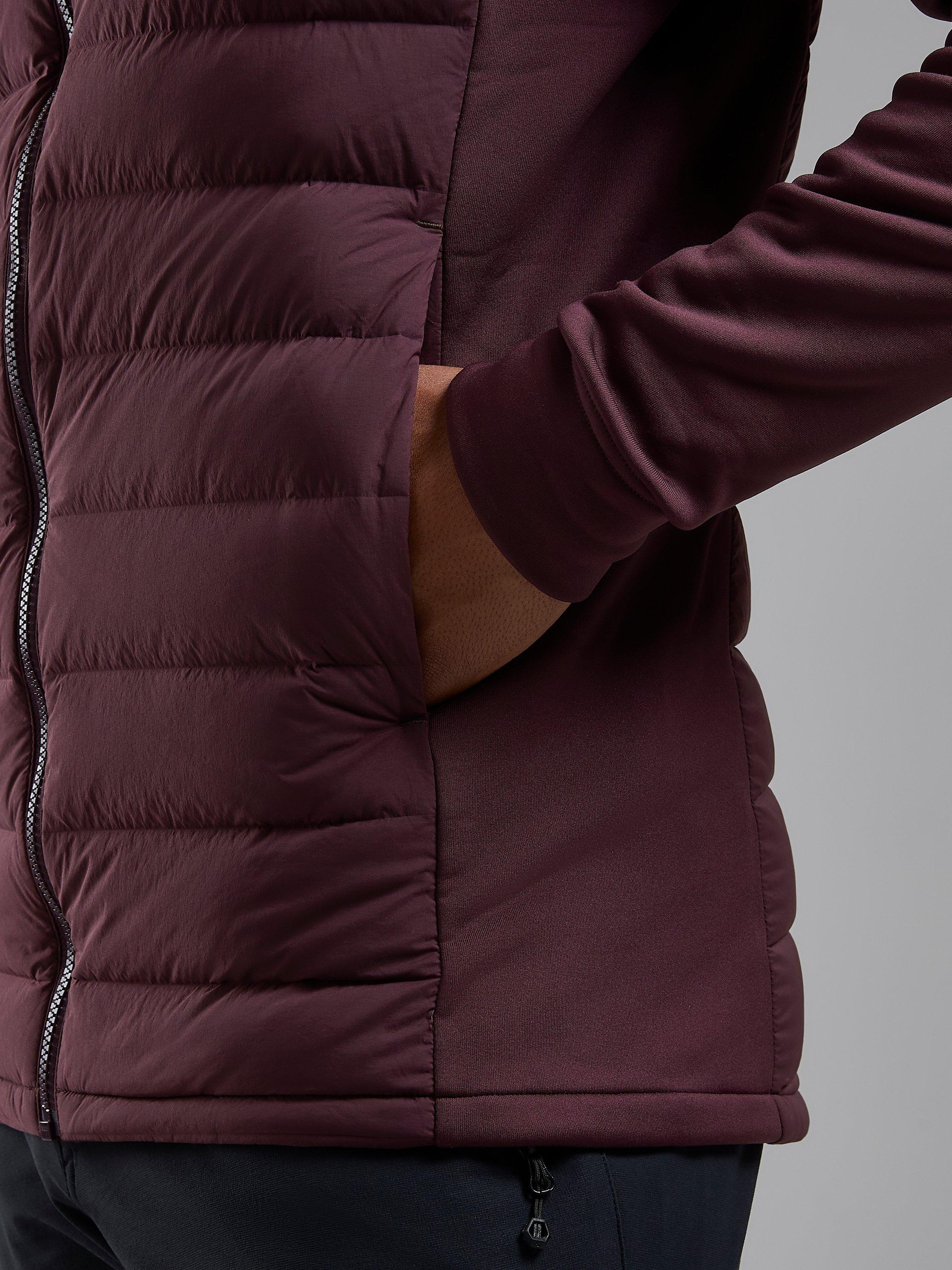Product image 6 of 7, which shows Montane Composite Pertex Quantum 3D Thermo Stretch Sports Jacket, Dark Garnet, S