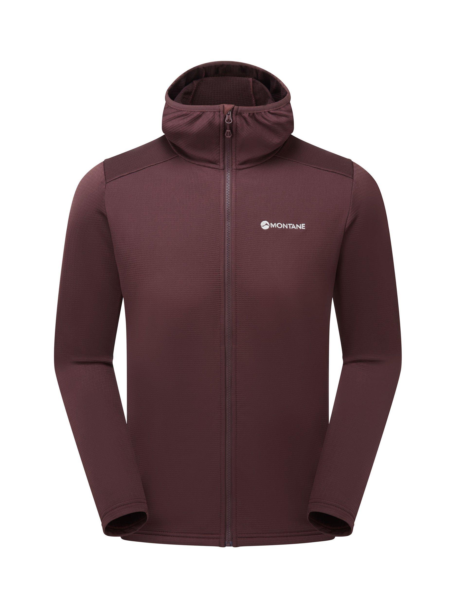 Product image 3 of 6, which shows Montane Protium Hoodie, Dark Garnet, S