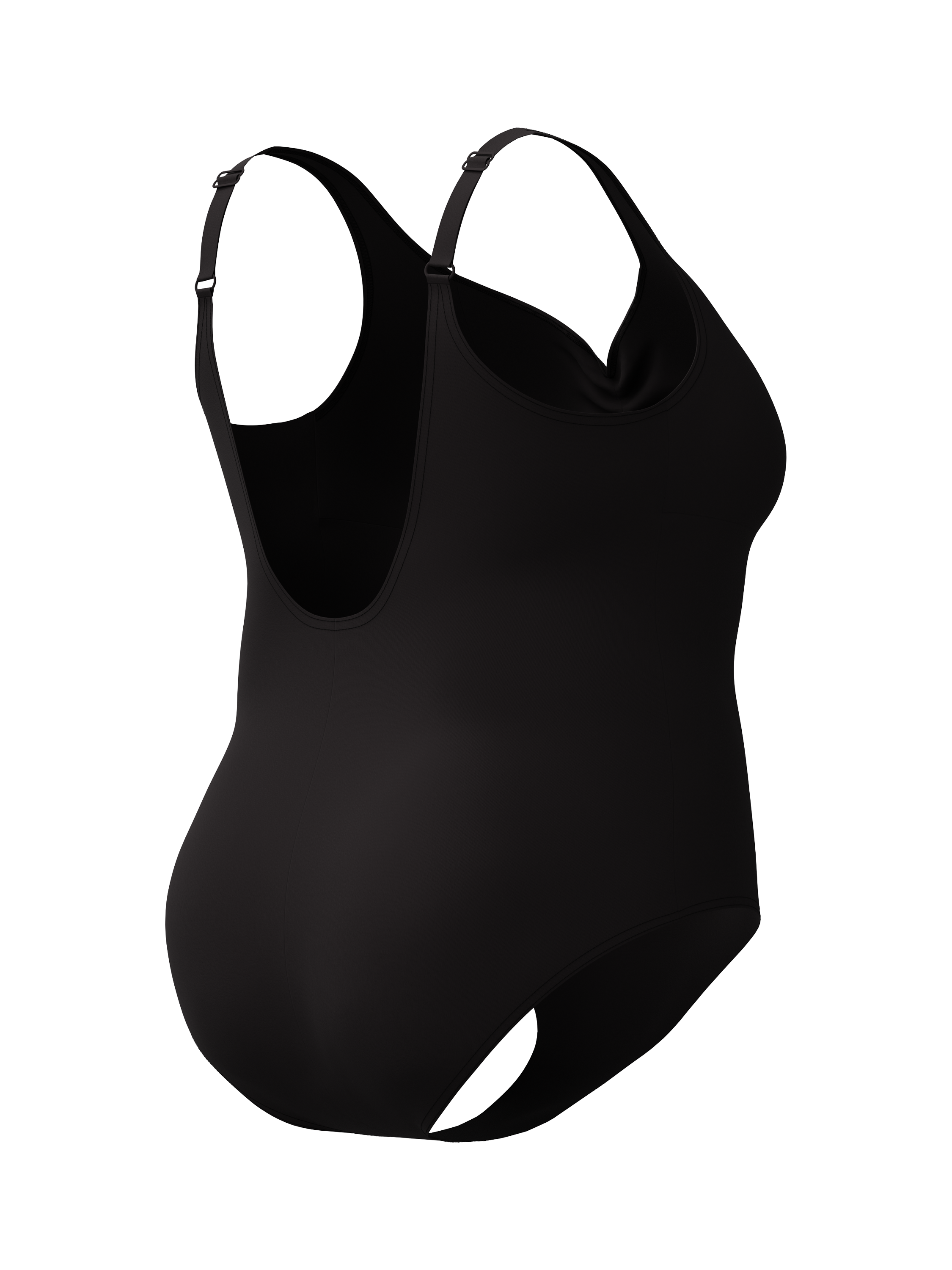 Product image 2 of 4, which shows Speedo Shaping AquaNite Swimsuit, Anthracite, 32