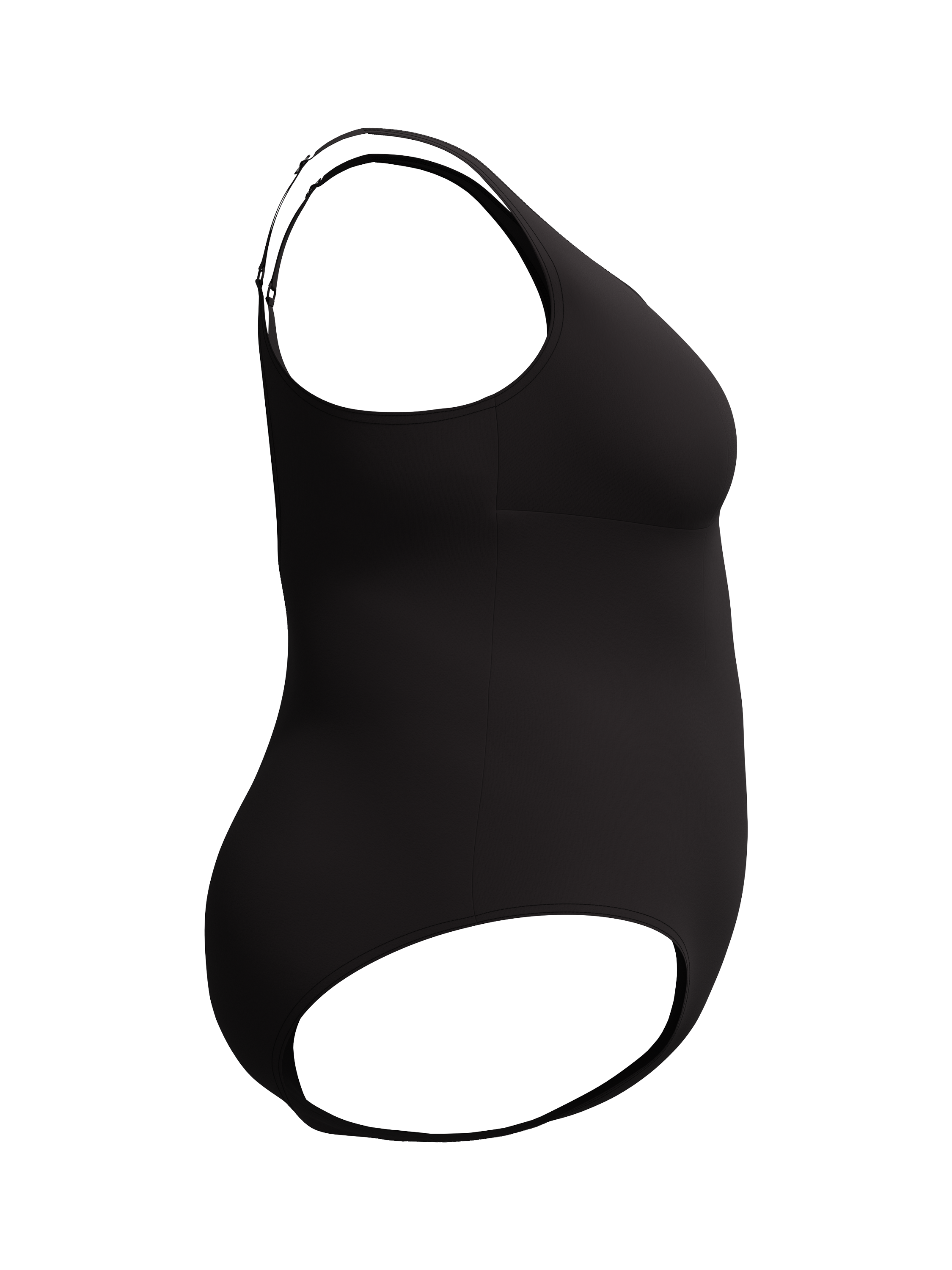 Product image 3 of 4, which shows Speedo Shaping AquaNite Swimsuit, Anthracite, 32