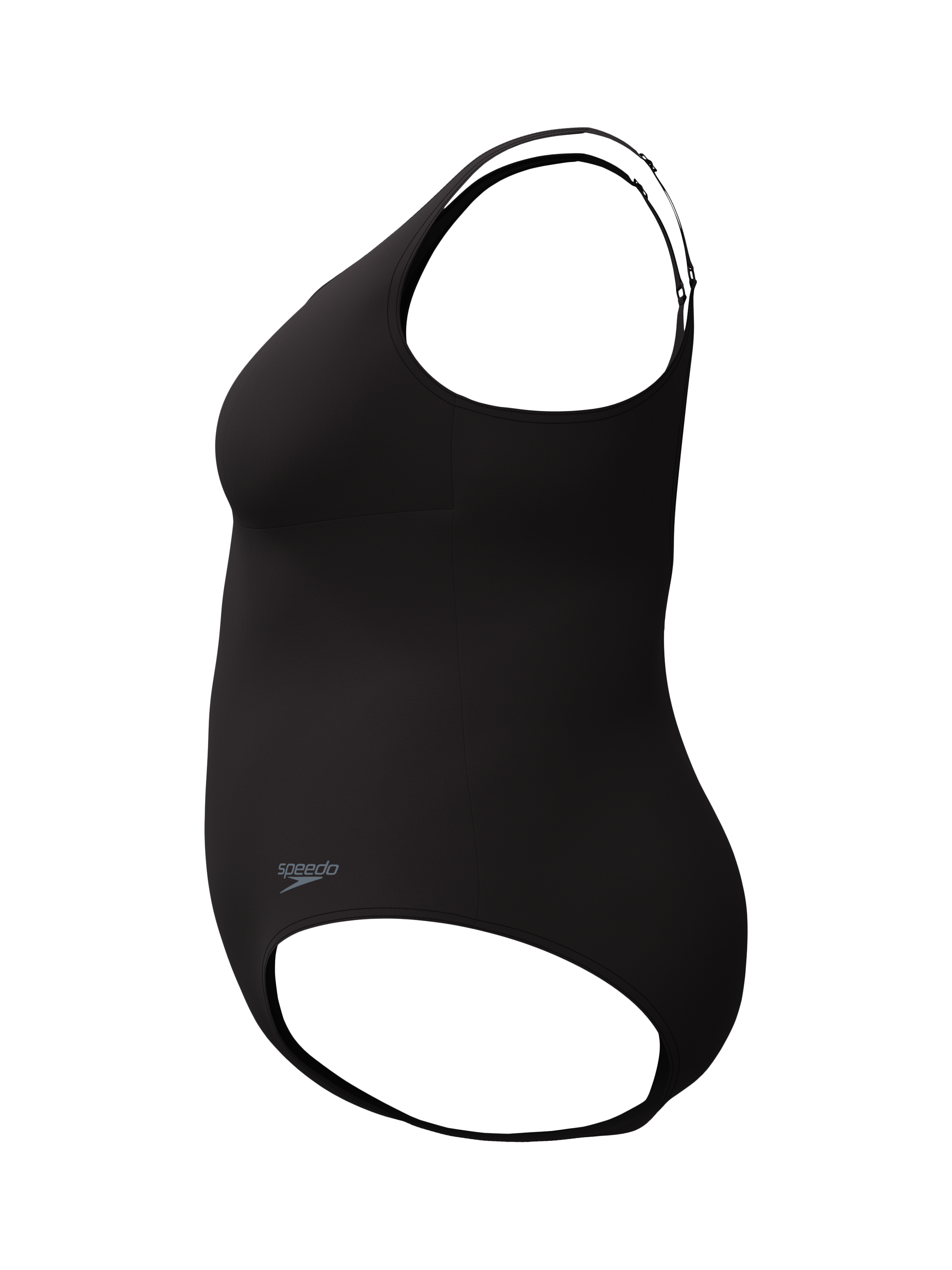 Product image 4 of 4, which shows Speedo Shaping AquaNite Swimsuit, Anthracite, 32
