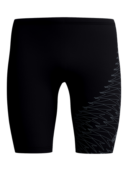 Speedo Medley Logo 2 Swim Shorts, Black/Lead Grey, Black/Lead Grey