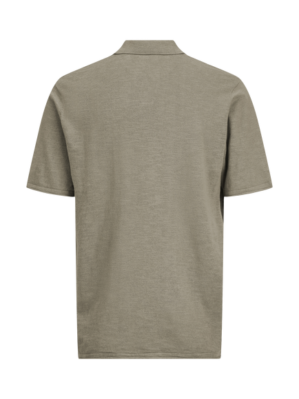 Jack & Jones Kids' Kane Cotton Knit Polo Shirt, Vetiver - view 2, Vetiver