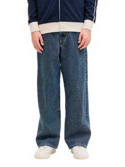 Jack & Jones Kids' Alex Straight Jeans, Blue Denim, Blue Denim