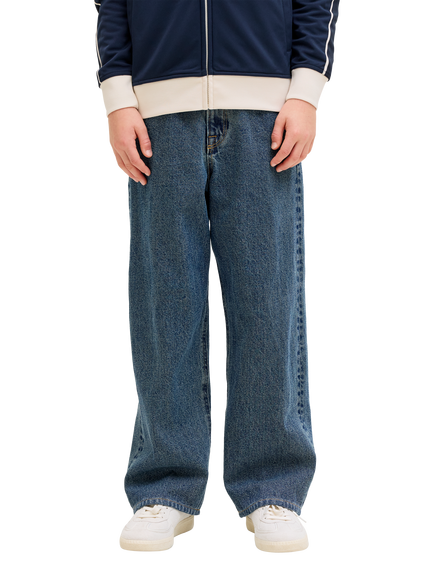 Jack & Jones Kids' Alex Baggy Jeans, Blue Denim, Blue Denim