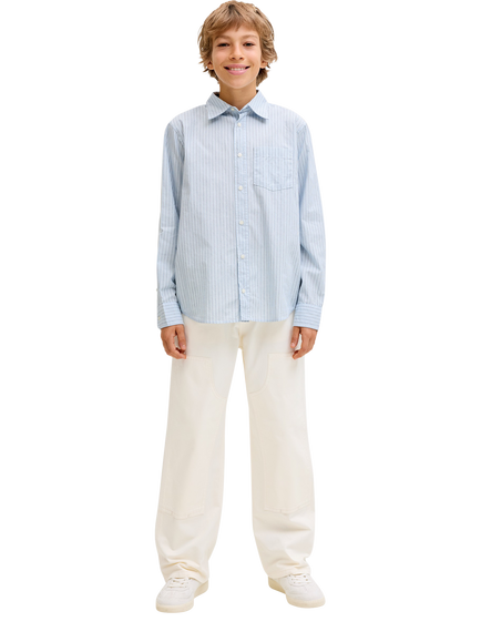 Jack & Jones Kids' Alex Baggy Jeans, Antique White, Antique White