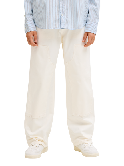 Jack & Jones Kids' Alex Baggy Jeans, Antique White - view 2, Antique White