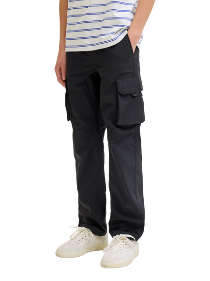 Jack & Jones Kids' Tech Cargo Joggers, Black - view 2, Black