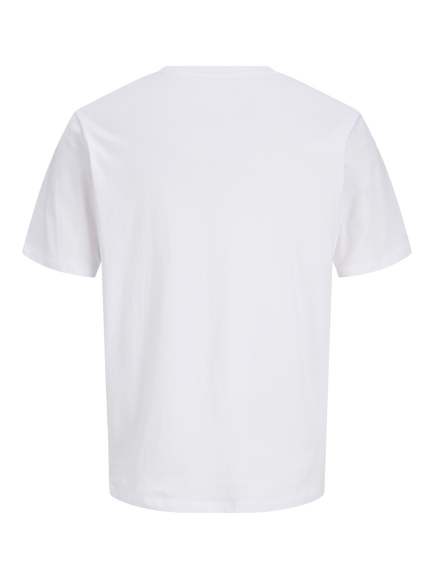 Jack & Jones Kids' Daytona Cotton Logo Print T-Shirt, Bright White - view 2, Bright White