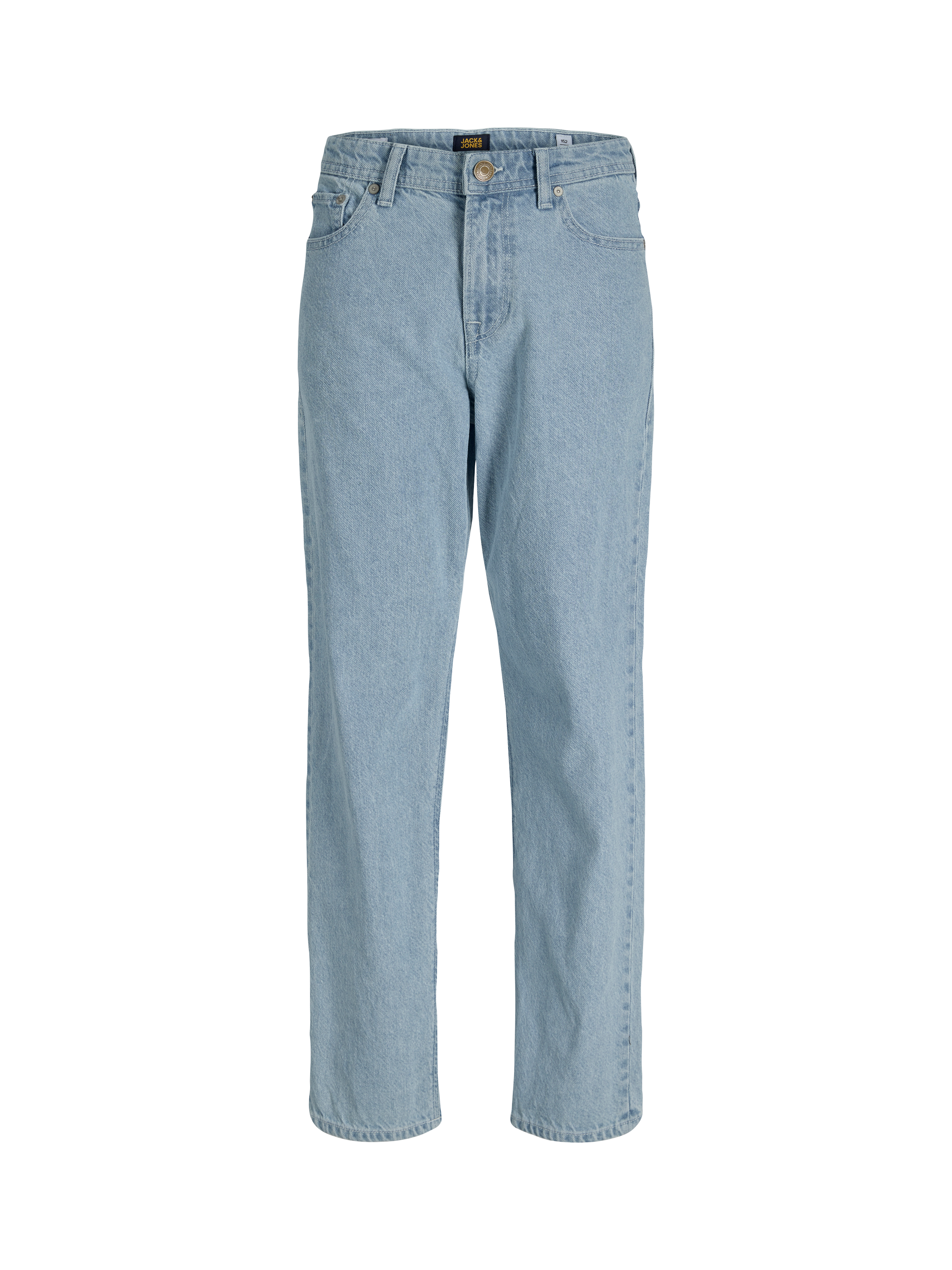 Product image 1 of 4, which shows Jack & Jones Kids' Chris Straight Jeans, Blue Denim, 8 years