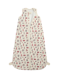 MORI Baby Little London Front Opening Sleeping Bag, 1.5 Tog, London
