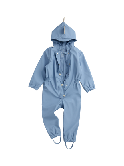 MORI Kids' Waterproof Dino Puddlesuit, Rainwash, Rainwash