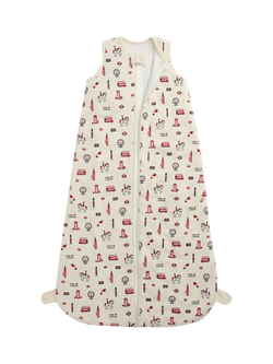 MORI Baby Little London Front Opening Sleeping Bag, 1.5 Tog, London