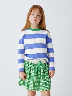 John Lewis Kids' Stripe/Spot/Flower Long Sleeve Tops, Pack of 3, Multi - view 2, Multi