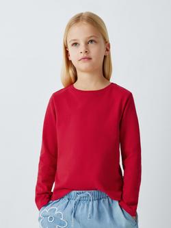 John Lewis Kids' Long Sleeve Tops, Pack of 4, Multi - view 2, Multi