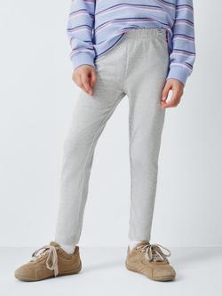 John Lewis Kids' Jersey Leggings, Pack of 2, Grey, Black - view 2, Grey, Black