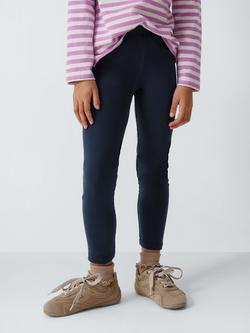 John Lewis Kids' Plain/Spot Leggings, Pack of 3, Multi Multi - view 2, Multi Multi