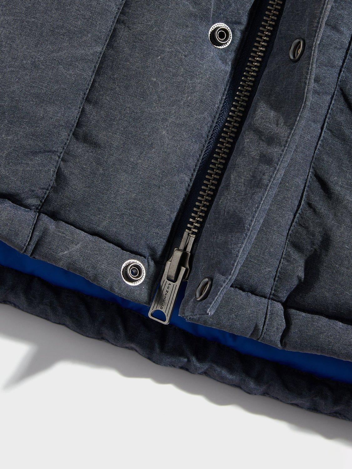 Product image 3 of 5, which shows Penfield Bowerbridge Anniversary Edition Hooded Zip Front Puffer Jacket, Navy Blazer, S