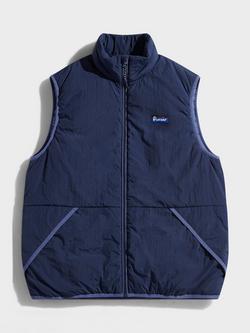 Penfield Assabet Flat Gilet, Navy, Navy Blazer
