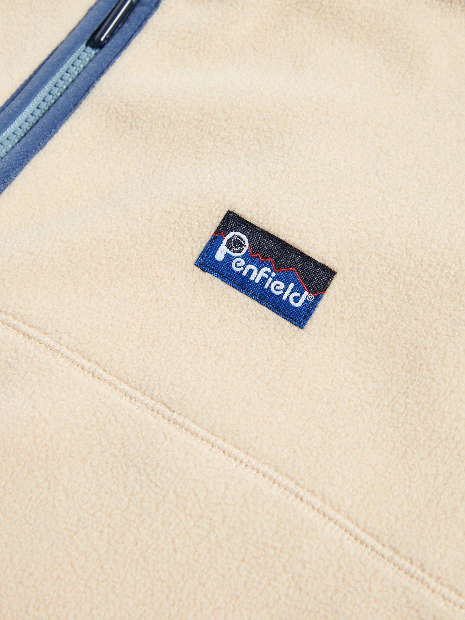 Product image 2 of 4, which shows Penfield Graylock Fleece Gilet, Brown Rice, S