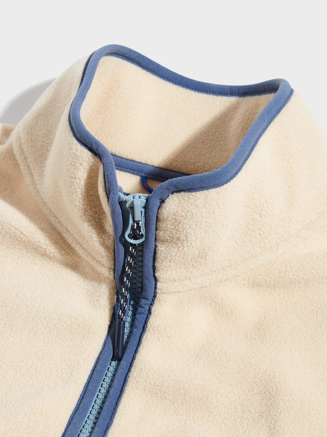 Product image 3 of 4, which shows Penfield Graylock Fleece Gilet, Brown Rice, S