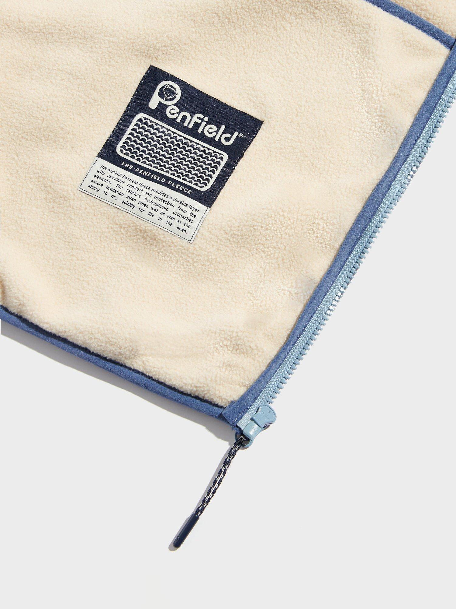 Product image 4 of 4, which shows Penfield Graylock Fleece Gilet, Brown Rice, S