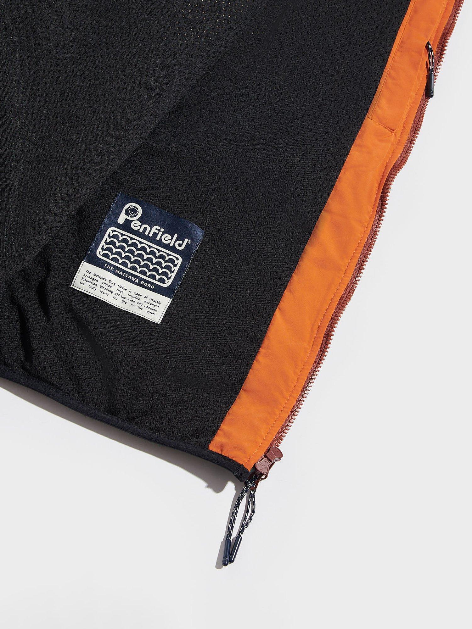 Product image 4 of 4, which shows Penfield Mattawa Fleece Jacket, Rum Raisin/Multi, S