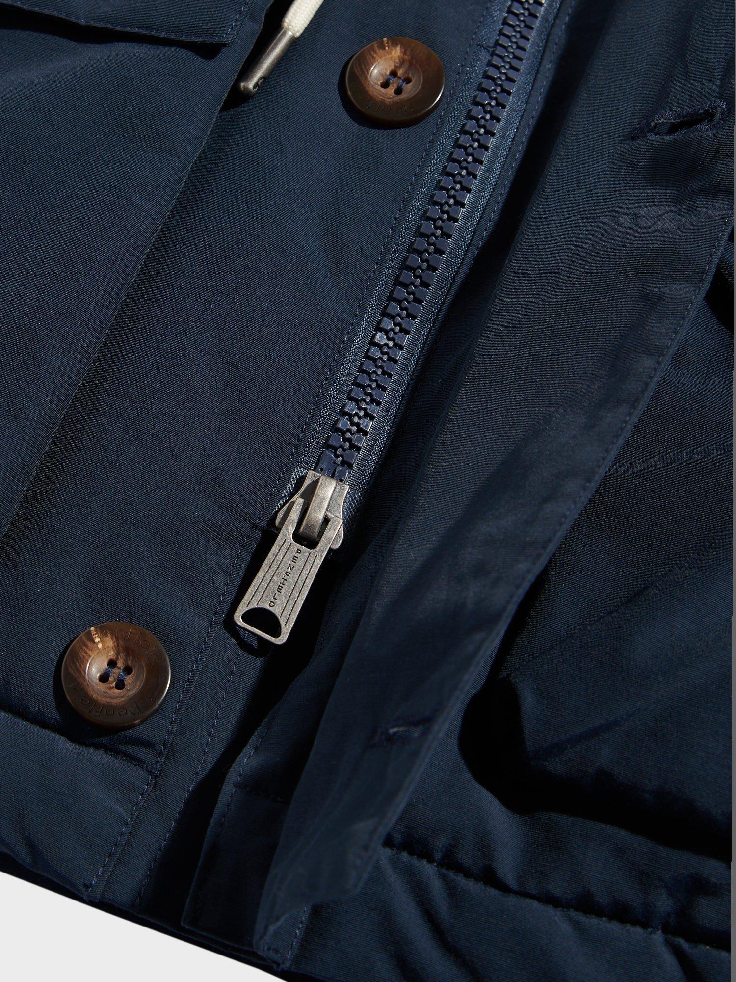 Product image 3 of 5, which shows Penfield Mountain Parka Jacket, Navy Blazer, S