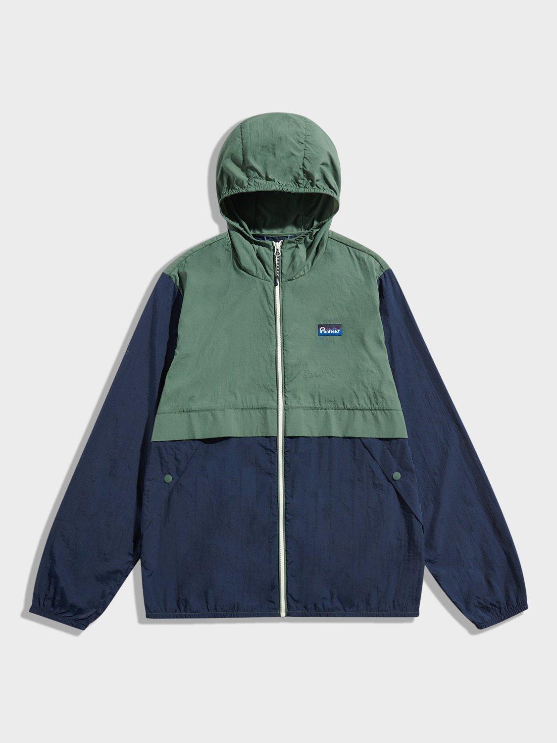 Product image 1 of 4, which shows Penfield Rain Jacket, Cilantro, S