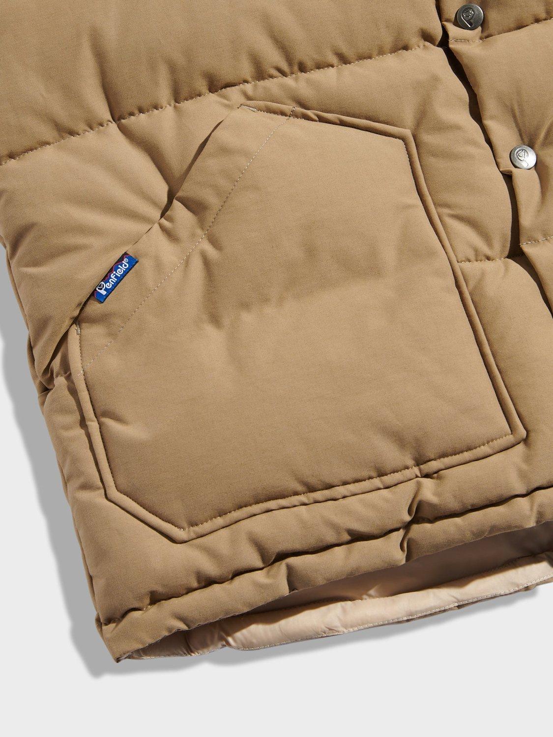 Product image 2 of 4, which shows Penfield Rockwool Padded Gilet, Lead Gray, S