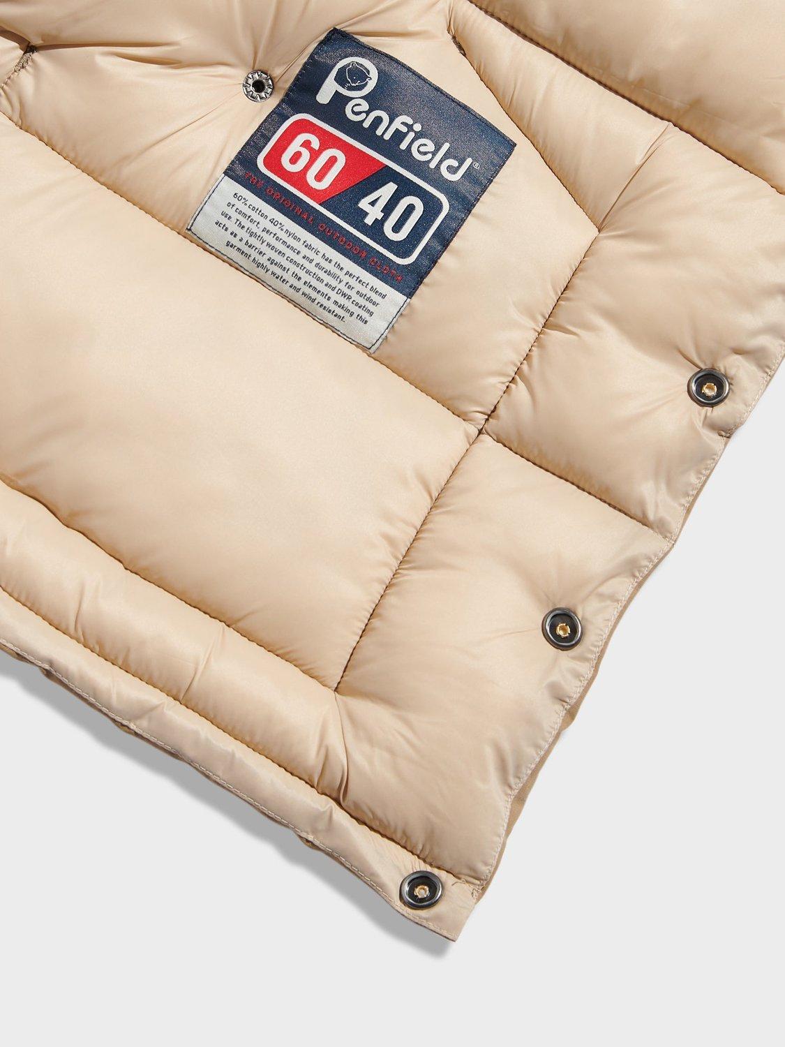 Product image 4 of 4, which shows Penfield Rockwool Padded Gilet, Lead Gray, S